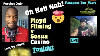 Passport Bros at War Should Floyd Film In Sosua Casino Tonight  DR  Open Panel [upl. by Ymac]