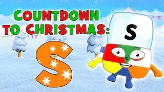 Alphablocks  Countdown to Christmas  The Letter S  Phonics for Kids [upl. by Barker]