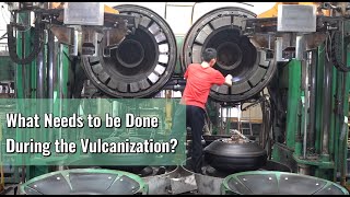 Tyre Vulcanization Process  What Operations are Required for Tyre Vulcanization [upl. by Rebmaed270]