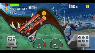 Hill Climb Racing  Tourist Bus amp Bogland 8088 m  Current World Record [upl. by Dlonra]