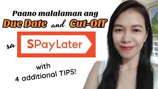 DUE DATE and CUTOFF in Spaylater  SHOPEE [upl. by Coulson215]