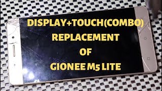 HOW TO CHANGE LCD DISPLAY OF GIONEE M5 LITE [upl. by Erinn]