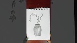 Pencil canvas art easy art drawing painting shortvideo sketch [upl. by Anneis516]