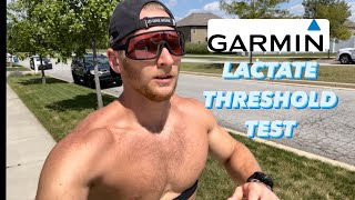 GARMIN LACTATE THRESHOLD TEST [upl. by Peti]