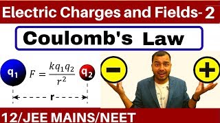 Electric Charges and Fields 02  Coulombs Law and Force Between Multiple Charges JEE MAINSNEET [upl. by Phelgon927]