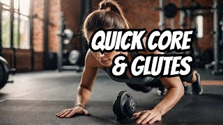 7 Minute Core amp Glute Workout  Beginner Friendly [upl. by Mame310]