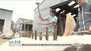 MADE IN FRANCE  Brut ou sculpté ce breton fait du granit son affaire [upl. by Suedama324]