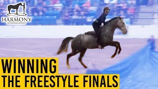 Winning the Freestyle Finals at the 2016 RRP Throughbred Makeover [upl. by Moshell159]