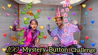 100 Mystery Buttons Challenge With Khushboo Sister [upl. by Eatton]