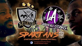 SPARTANS V LAMBETH ALLSTARS  LEAGUE GAME  SPARTANS SUNDAY LEAGUE [upl. by Irroc]