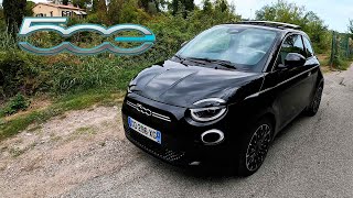 FIAT 500e LA PRIMA 118hp  POV ASMR TEST DRIVE  DRIVENGER [upl. by Thorn252]