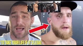 Sean Strickland THREATENS TO KILL JAKE PAUL For Calling Him Out After BEATING UP SNEAKO In Sparring [upl. by Richy625]