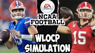 Florida Gators vs Georgia Bulldogs  NCAA14 Simulation Updated Rosters [upl. by Peggi]