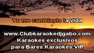 Rio Roma  Tu me cambiaste la vida Karaoke CDG  AVI  HD [upl. by Johnsson]