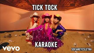 Tick Tock Karaoke  Thalia Sofia Reyes Farina [upl. by Lurette]