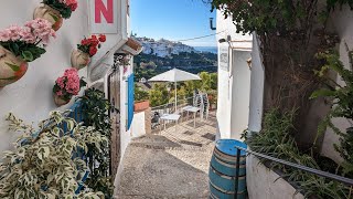 Frigiliana a Gorgeous Spanish Mountain Town  Old Village Cathedral and Train Tour [upl. by Tjader497]