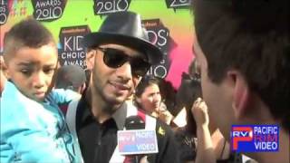 Swizz Beats at the 2010 Nickelodeon Kids Choice Awards [upl. by Benedikta]