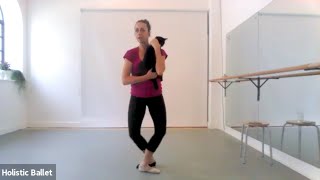 How to do jeté glissadejeté ballet class tutorial beginner level [upl. by Nannek]