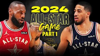 NBA 2024 AllStar Game Full Highlights  East vs West  Part1  FreeDawkins [upl. by Martres234]