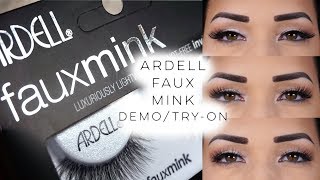 I’m Back Ardell Faux Mink DemoTryOn [upl. by Avenej]