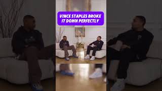 Vince Stapled LAUGHS in interviewers Face 😳👀😂  viral rap interview funny [upl. by Ayama]