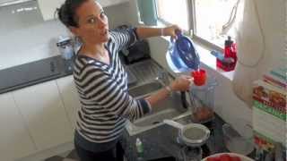 How To Make Almond Milk  In Under 4 Minutes The Raw Food Kitchen [upl. by Earley]