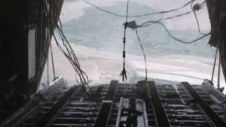 USAF C130 Container Delivery System CDS Airdrop Operations [upl. by Rayner]