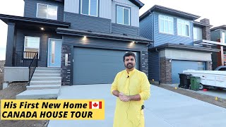 He Built a New House in Edmonton for 550000  Complete House Tour  Canada Home Tour [upl. by Wershba]