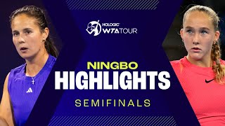 Kasatkina Badosa Andreeva amp Muchova face off in Ningbo  WTA Match Highlights [upl. by Horowitz]