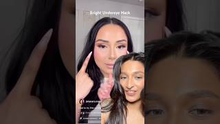 Bright Undereye hack makeup makeuphacks [upl. by Aivuy]