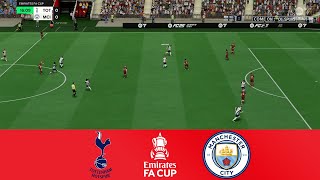 Tottenham vs Man City  FA Cup 202425  FC25 Gameplay [upl. by Anitnas65]