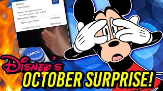 Disneys October Surprise Disney Plus 2024 PRICE HIKE Chases Off More Customers [upl. by Aihsyak871]