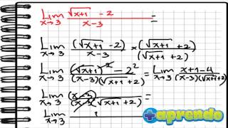 LIMITE DE FUNCIONES RADICALES [upl. by Trebmal]