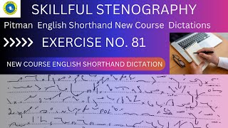 Pitman New Course English Shorthand Dictation [upl. by Eenehs]