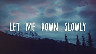 Alec Benjamin  Let Me Down Slowly Lyrics [upl. by Arries308]