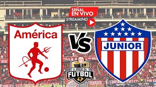 América 4 vs Junior 1  Fecha 15  Liga I 2024 [upl. by Lynd]