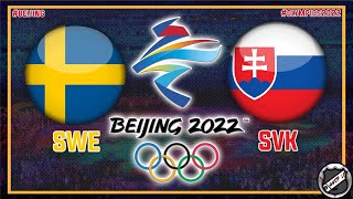 Eishockey Olympia 2022  Schweden  Slowakei  Beijing 2022  Lets Play [upl. by Origra]