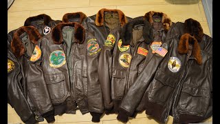 My collection of G1 flight jackets [upl. by Enileuqcaj60]