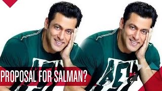 Salman Khan Gets A CUTE Marriage Proposal  Bollywood News [upl. by Eelek282]