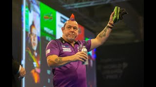 Peter Wright VOWS glory using Michael van Gerwens darts quotIll win tournaments with themquot [upl. by Ellebyam935]