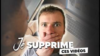 Pourquoi jai supprimé ces vidéos  Pourquoi je teste un nouveau format [upl. by Suilmann]