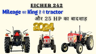 Eicher 242 Tractor Video  25 HP  Eicher 242 Tractor Review  Eicher Tractor  KhetGuru [upl. by Zacherie220]