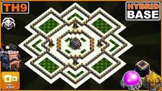 NEW BEST TH9 Base 2023 with COPY LINK  Town Hall 9 Ring Base Design  Clash of Clans [upl. by Neo]