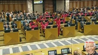 Julius Malema Shouting At Speaker Baleka Mbete [upl. by Ellered]