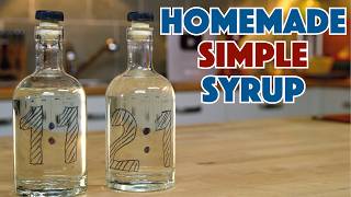 How To Make Simple Syrup amp Rich Syrup For Cocktails [upl. by Ingmar488]