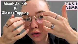 ASMR Mouth Sounds Glasses Tapping Screen Tapping [upl. by Coralyn516]