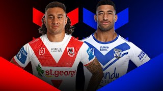 NRL 2024  Dragons v Bulldogs Round 23  Match Preview [upl. by Jurkoic835]