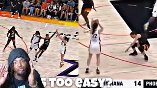 CAITLIN CLARK OUTPLAYED Diana Tarasi phoenix Mercury vs Indiana Fever… Reaction [upl. by Meisel202]