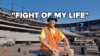 Highmark Stadium construction leader battling cancer but holding on for opening day [upl. by Mcgrath]