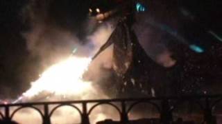 Fantasmic Dragon sequence Disneyland 2002 [upl. by Noivaz]